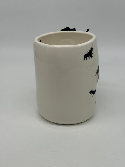 Rae Dunn Tasse "eek!" Fledermaus Halloween Kaffeebecher Artisan Collection by Magenta
