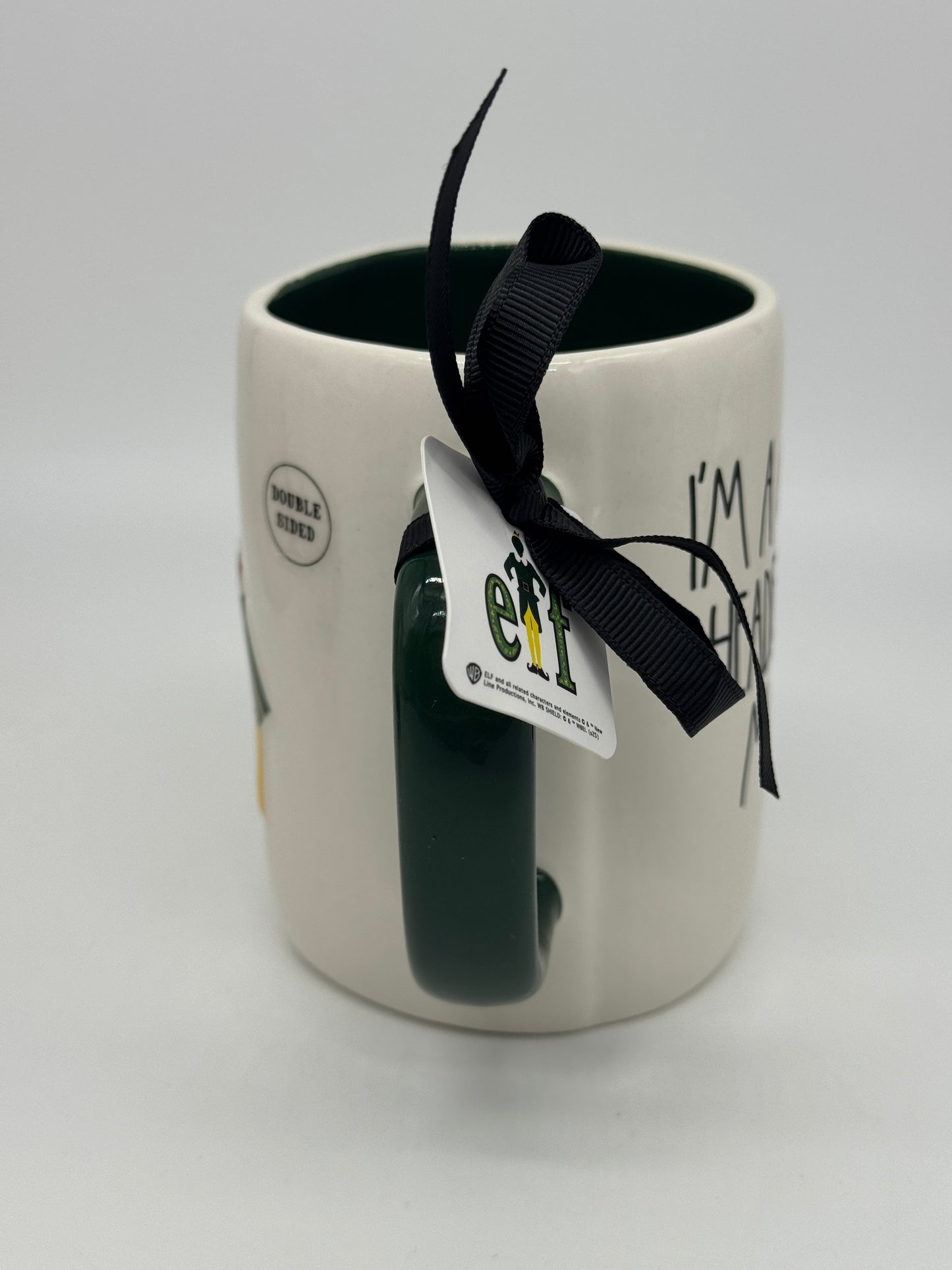 Rae Dunn Tasse "Buddy der Weihnachtself" I’m a Cotton Headed Ninny Muggins Mug Kaffeebecher Artisan Collection -195- by Magenta