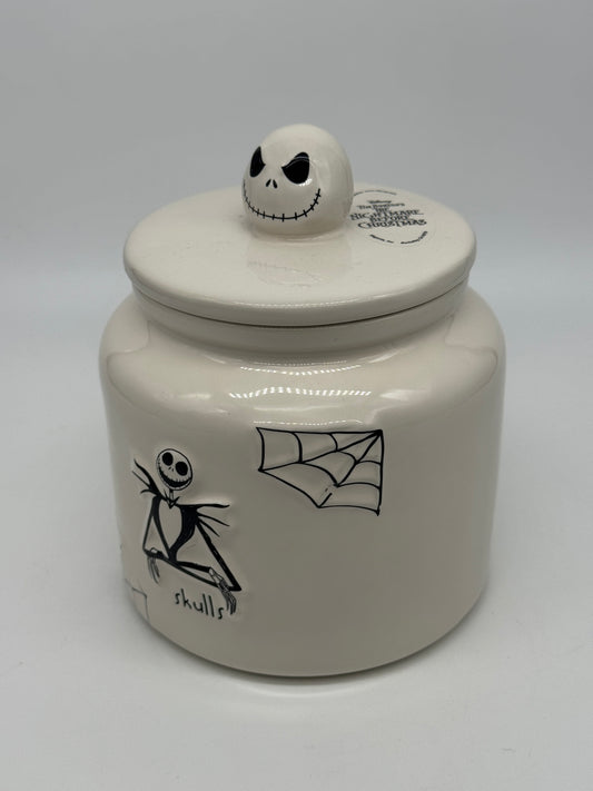 Rae Dunn Keksdose "Jack Skellington Skulls" Nightmare Before Christmas Artisan Collection -202- by Magenta