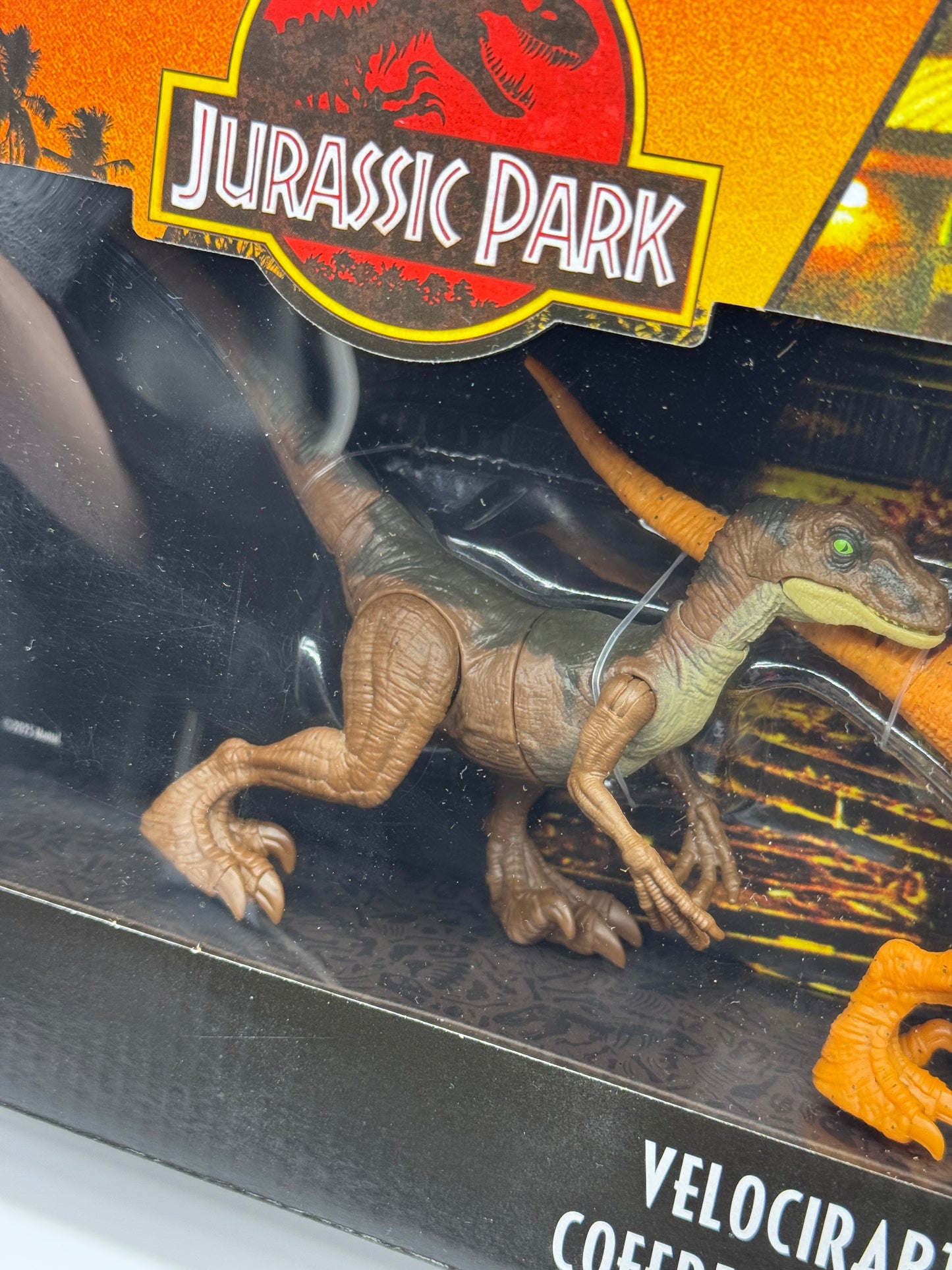 Jurassic Park "Jurassic World & Park I II und III Velociraptor Trilogy Set, 3 Actionfiguren mit Attacke Funktion (2025)