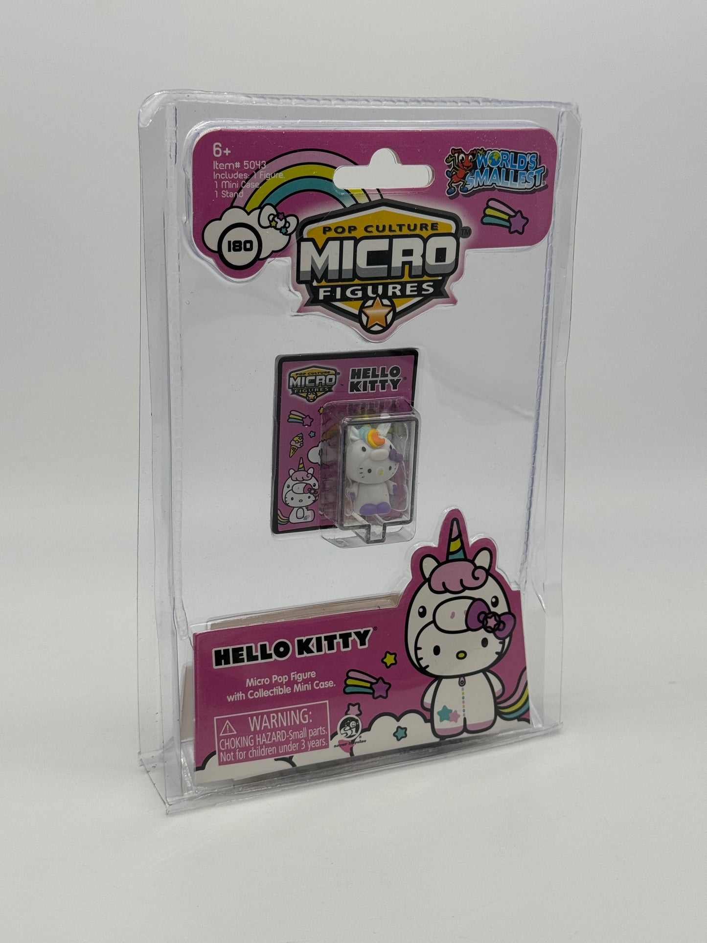 World's Smallest "Hello Kitty Einhorn 60th Anniversary" Mini Micropop Figur -180- (2021)