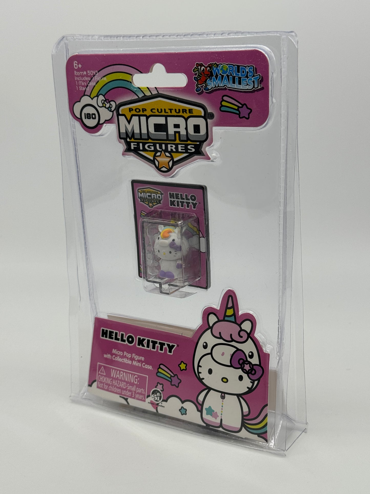 World's Smallest "Hello Kitty Einhorn 60th Anniversary" Mini Micropop Figur -180- (2021)