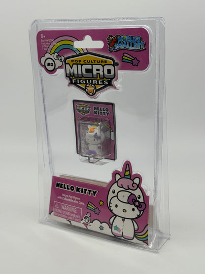 World's Smallest "Hello Kitty Einhorn 60th Anniversary" Mini Micropop Figur -180- (2021)