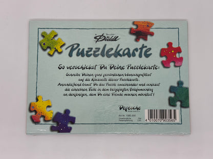 Diddl Postkarten Puzzle "Geburtstagsgrüße im Anmarsch" Puzzlekarte DIN A6 versiegelt (Depesche)