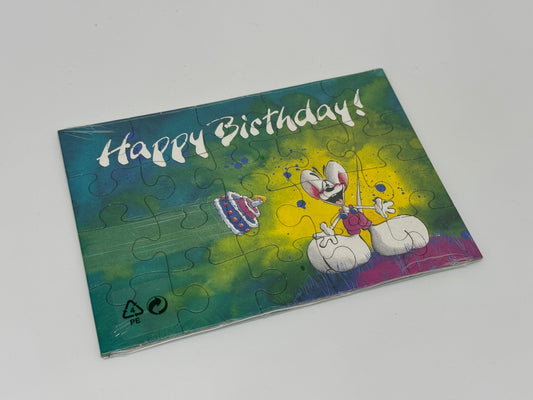 Diddl Postkarten Puzzle "Happy Birthday" Puzzlekarte DIN A6 versiegelt (Depesche)
