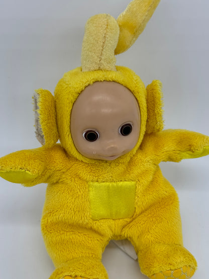 Plüschfigur  Beanie Rassel "Laa-Laa" Teletubbies / Teletubby Vintage (90er Jahre)