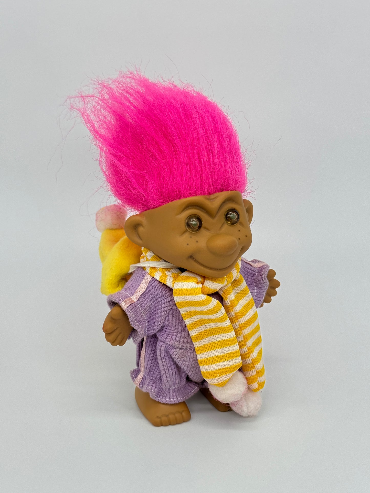Die Trolls "Troll Schal Jogginganzug Mütze" Zaubertroll, Glückstroll Vintage