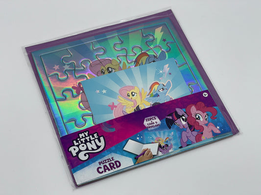My Little Pony "Puzzle Einladungskarte / Geburtstagskarte" 25 Teile mit Umschlag
