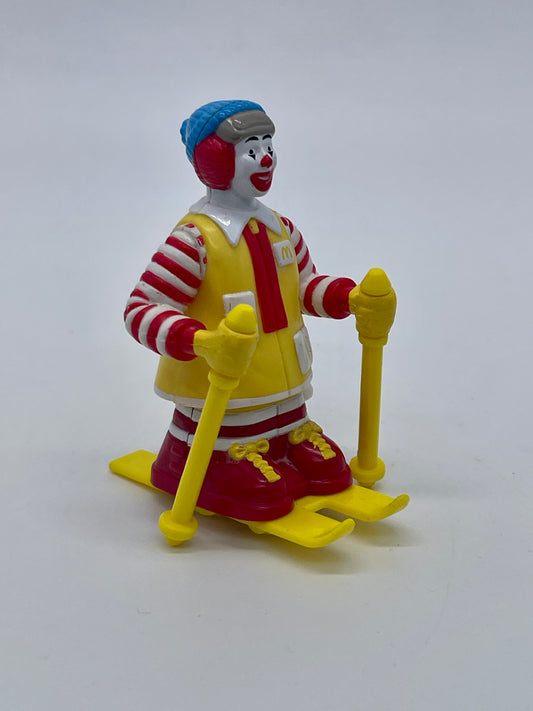 Ronald McDonald "Skier" Mc Donalds Junior Bag Happy Meal Vintage (1994) 
