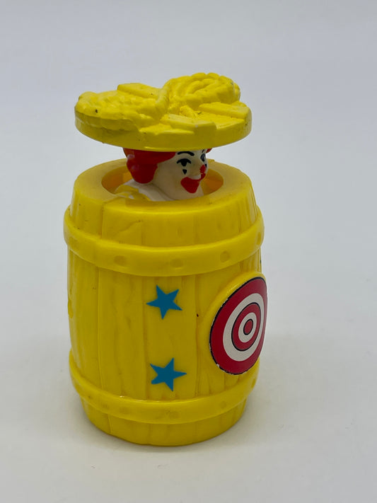 Mc Donalds "Ronald in the Barrel" Junior Bag Happy Meal Vintage (1995) 