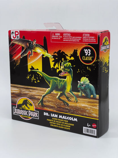 Jurassic Park "Dr. Ian Malcolm Glider Escape Pack" 1993 Classic Collection Target Exlusive JP30