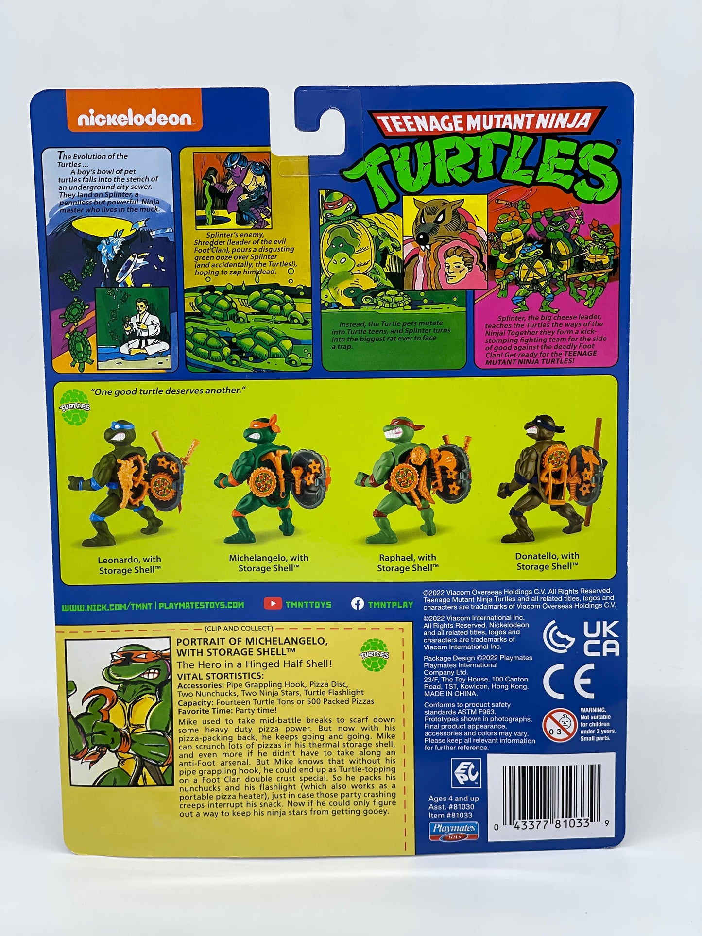 Teenage Mutant Ninja Turtles "Michelangelo Storage Shell" US Version (2022)