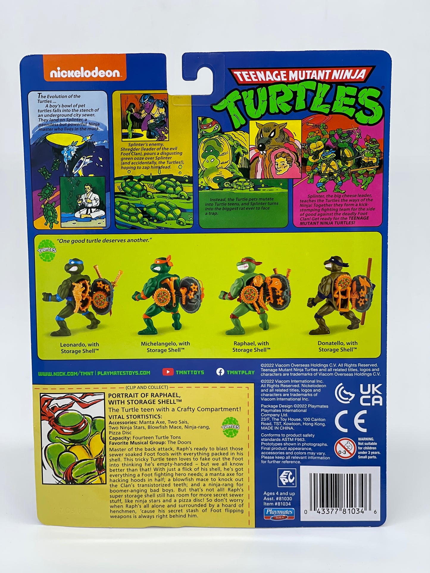 Teenage Mutant Ninja Turtles "Raphael Storage Shell" US Version (2022)