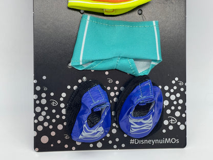 Disney nuiMOs Outfit "Grüne Shorts, orangenes Shirt, Sneakers" Activewear Collection