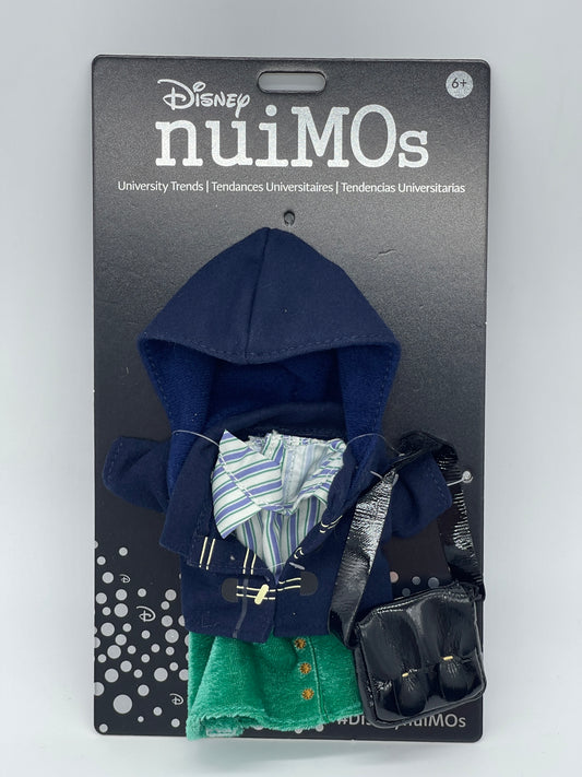 Disney nuiMOs Outfit "Navy Mantel, grüner Rock, Ledertasche" University Trends Collection