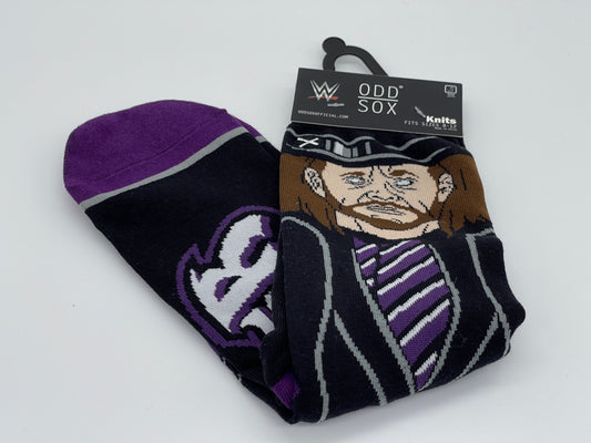 WWE / WWF Wrestling "The Undertaker" Socks Sz. 8-12 Odd Sox 