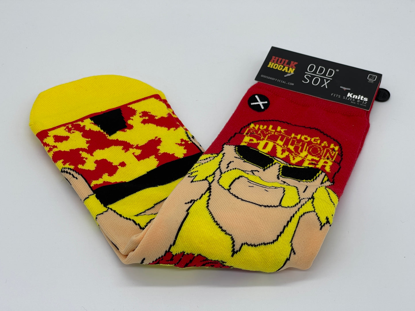 WWE / WWF Wrestling "Hulk Hogan" Socken Gr. 8-12 Odd Sox
