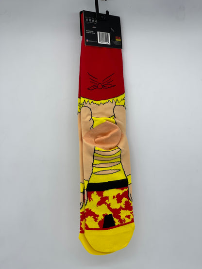 WWE / WWF Wrestling "Hulk Hogan" Socks Sz. 8-12 Odd Sox 