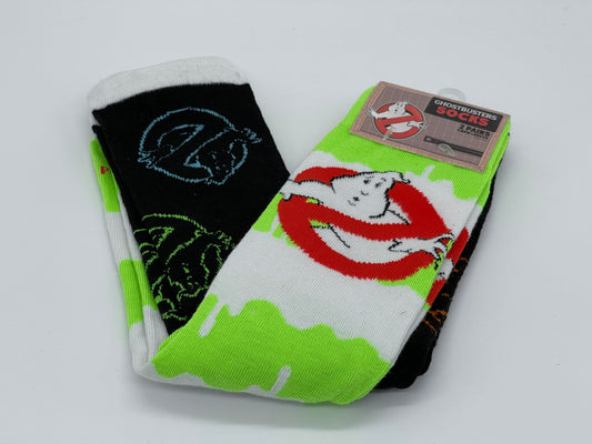 Ghostbusters "Logo" socks size. 6-10 Medium Odd Sox (2 pairs) 