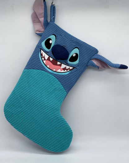 Disney "Stitch" Lilo & Stitch Weihnachtsstrumpf / Socke, gestrickt (2022)