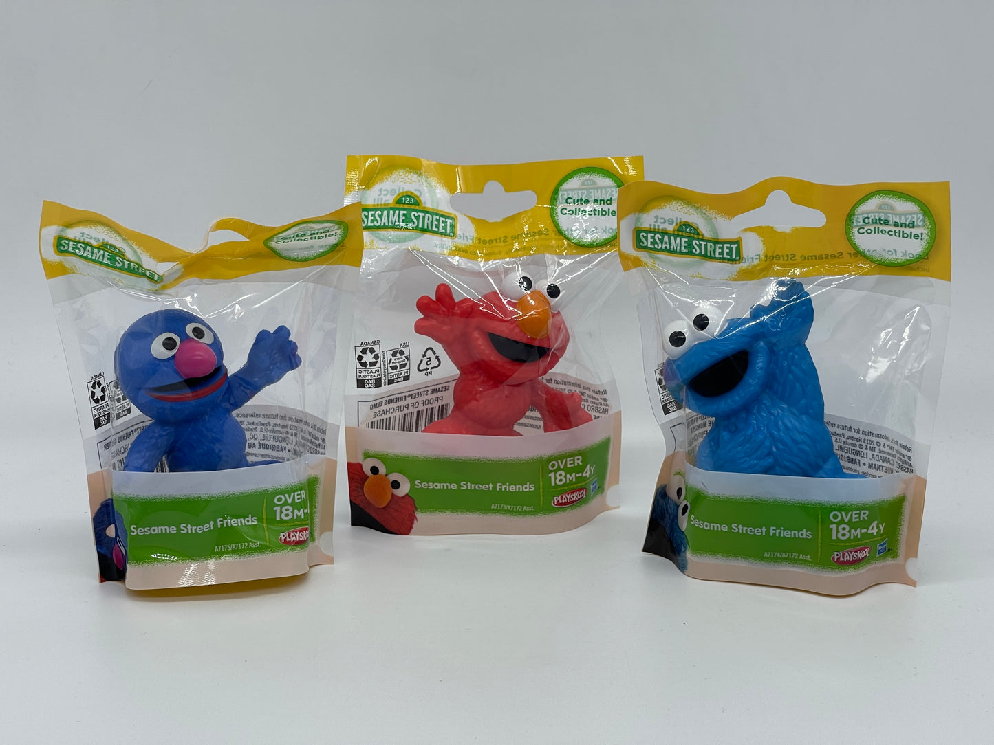 Sesame Street "Cute &amp; Collectible" Elmo, Oscar, Grobi, Cookie Monster Hasbro (2022)