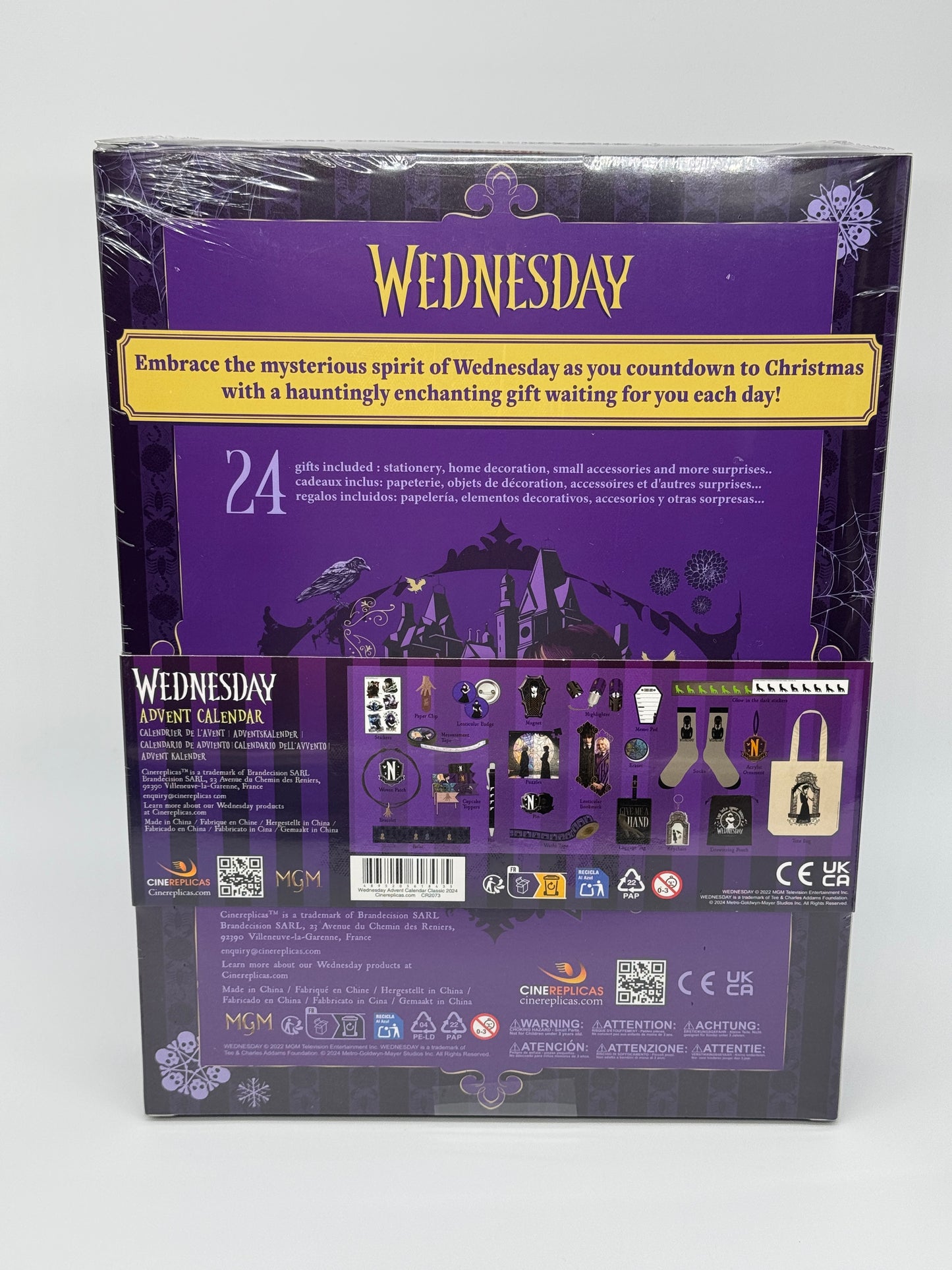 Wednesday "Adventskalender" mit 24 Überraschungen Countdown Christmas (2024)
