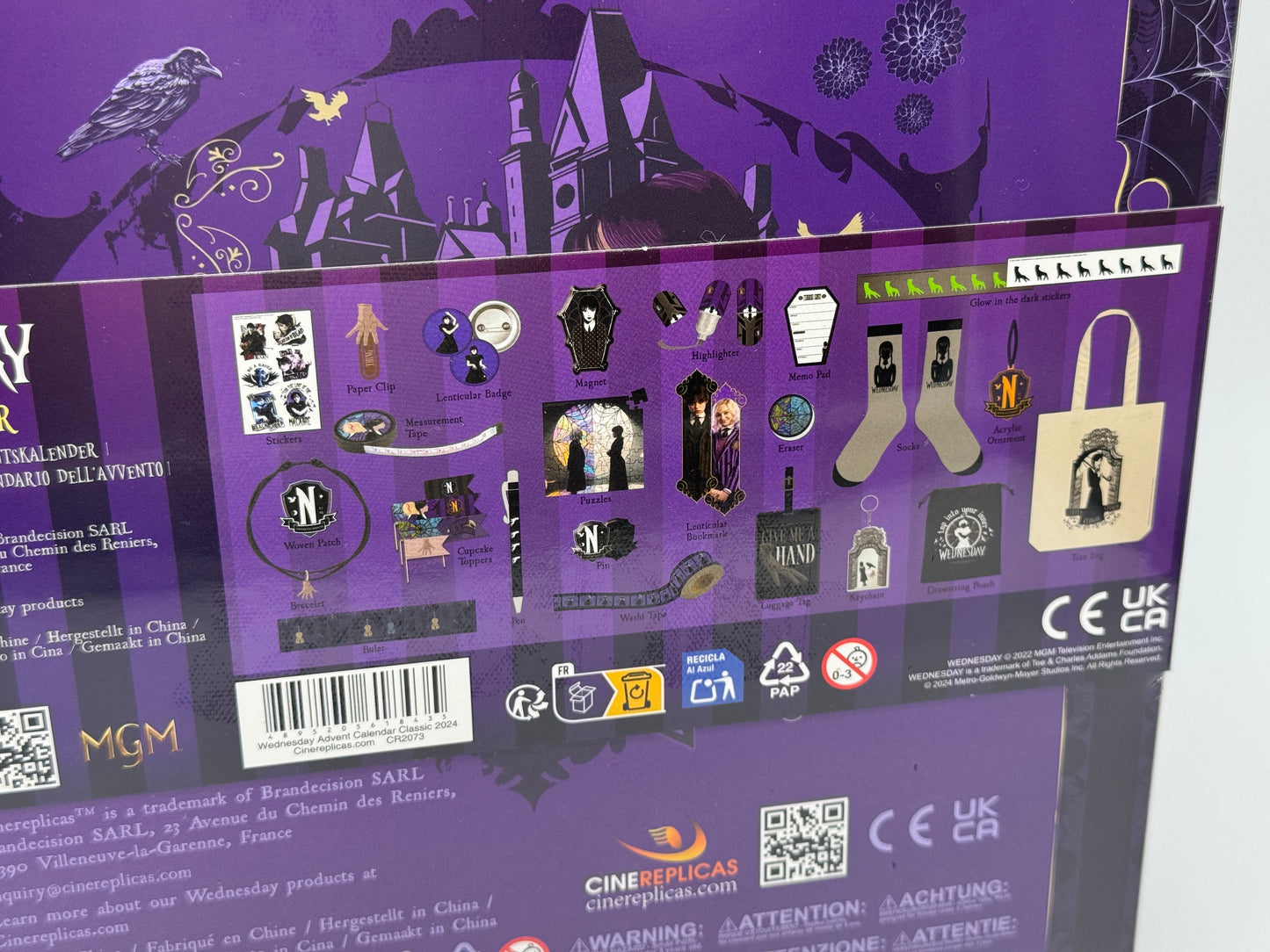 Wednesday "Adventskalender" mit 24 Überraschungen Countdown Christmas (2024)