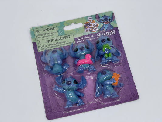 Disney Lilo &amp; Stitch "Stitch collectible figures" 5 poses in a set (2022) 