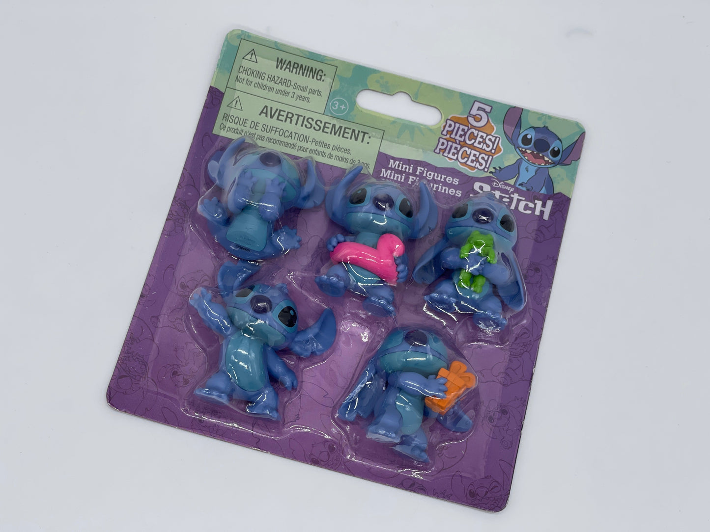 Disney Lilo &amp; Stitch "Stitch collectible figures" 5 poses in a set (2022) 