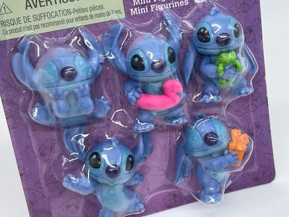 Disney Lilo &amp; Stitch "Stitch collectible figures" 5 poses in a set (2022) 