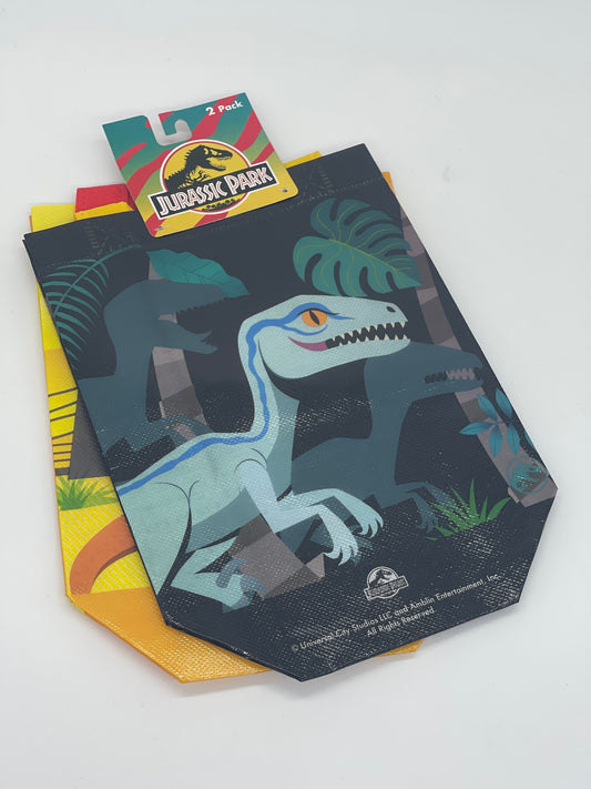 Jurassic Park "T-Rex & Blue" Geschenktüte, Tasche, Tüte, Beutel (2er Pack)