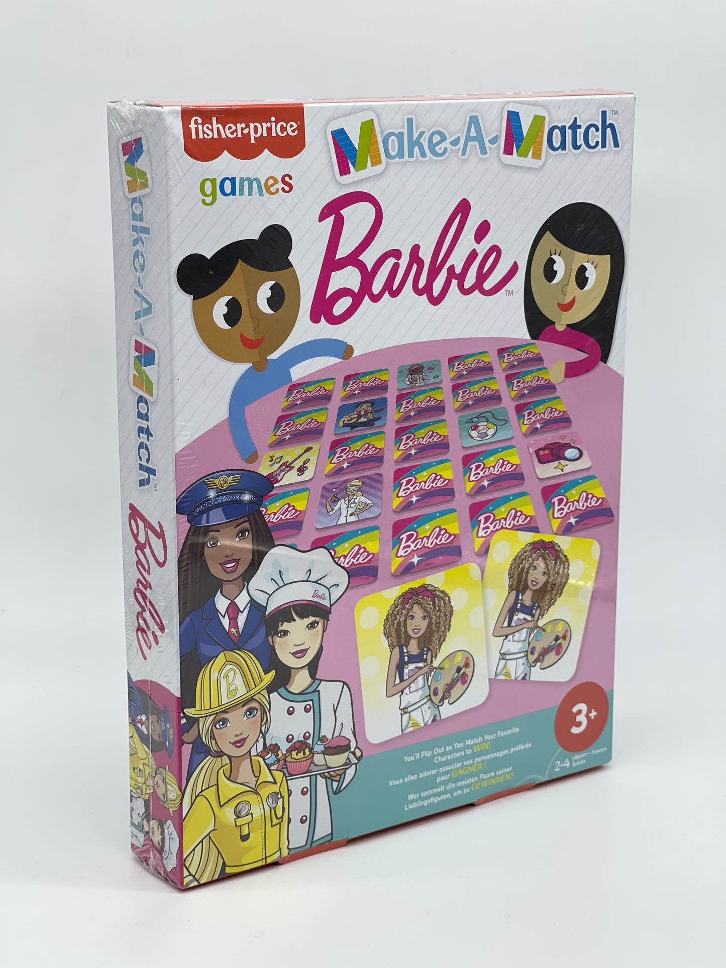Barbie - MEMORY - memory game Make-A-Match Fisher Price Games 