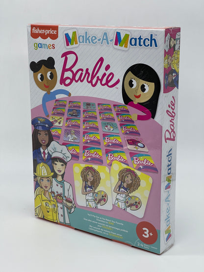 Barbie - MEMORY - memory game Make-A-Match Fisher Price Games 