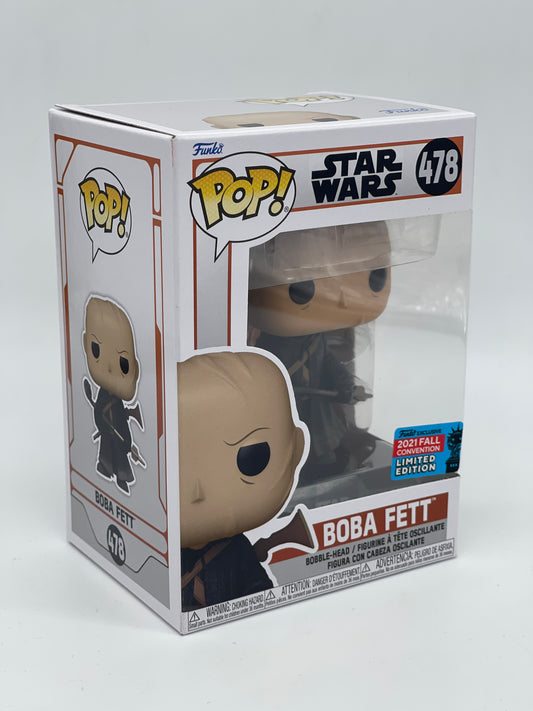 Funko POP 478 Star Wars - BOBA FETT - Bobble Head 2021 Fall Convention