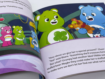 Care Bears Glücksbärchi Bilderbuch The Birthday That Wasn't mit 50+ Stickern (US)