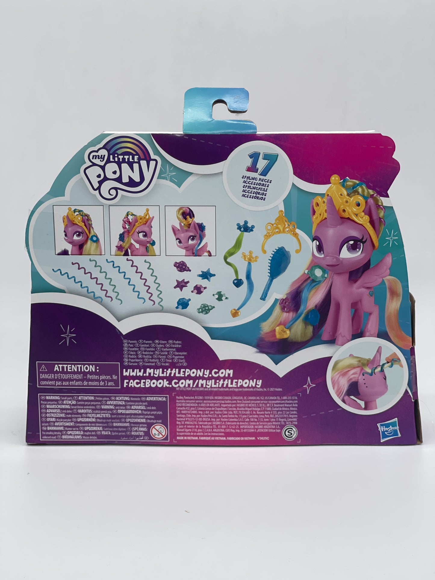 My Little Pony - Princess Cadance Tolle Haarpracht - 17 Teile für Styling (Hasbro)