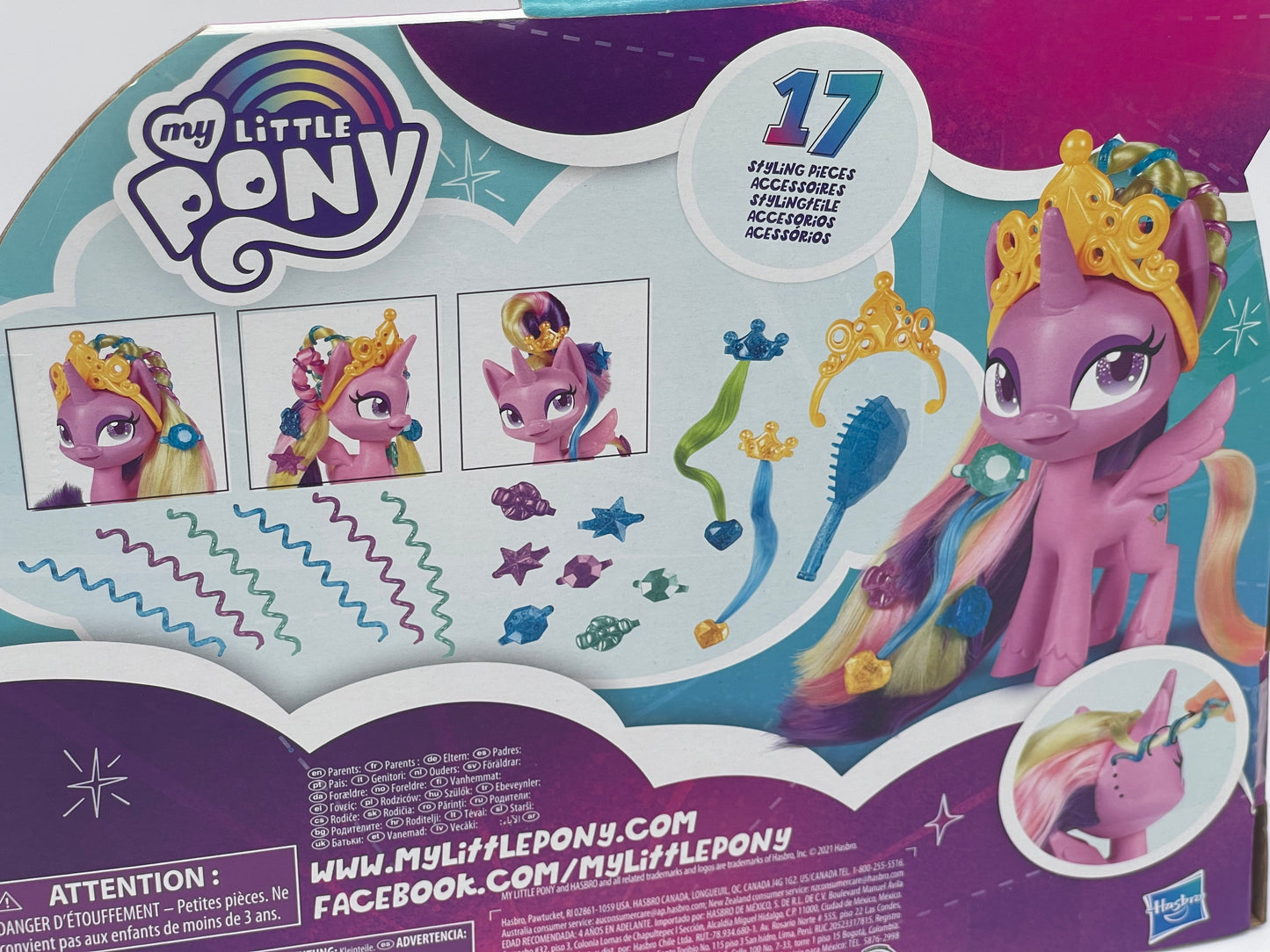My Little Pony - Princess Cadance Tolle Haarpracht - 17 Teile für Styling (Hasbro)