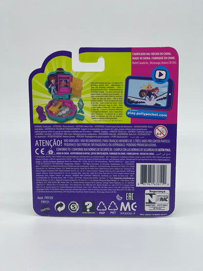 Polly Pocket Micro Spielset - KLEIDERSCHRANK UND NÄHTISCH - 2018 FRY31