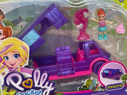Polly Pocket Micro - PARTY LIMO / LIMOUSINE - Pollyville Spielset Polly Stick