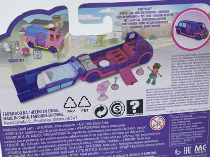 Polly Pocket Micro - PARTY LIMO / LIMOUSINE - Pollyville Spielset Polly Stick