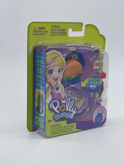 Polly Pocket Micro Playset - TENT AND CAMPFIRE - 2018 FWN40
