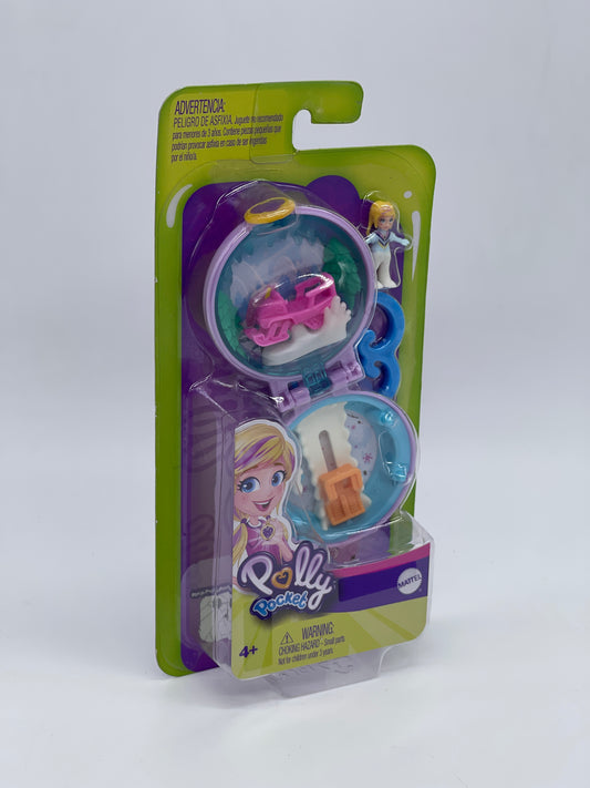 ️Polly Pocket Tiny is Mighty - SCHNEEMOBIL - Schatulle Mini Spielset GKJ41