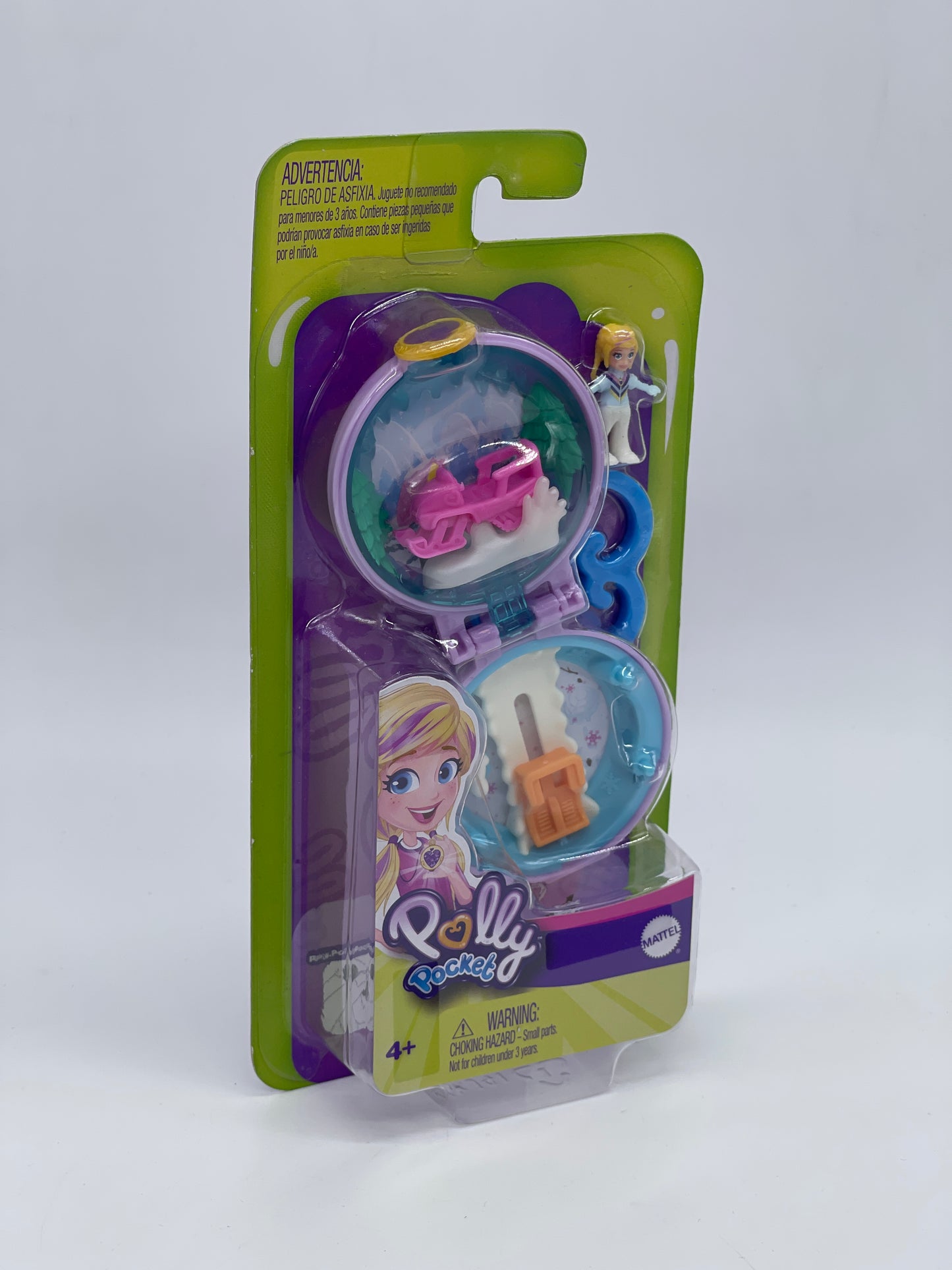 ️Polly Pocket Tiny is Mighty - SNOWMOBILE - Box Mini Play Set GKJ41