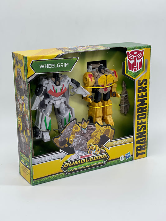 Transformers Bumblebee Cyberverse Adventures Wheeljack & Grimlock Wheelgrim