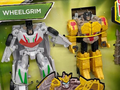 Transformers Bumblebee Cyberverse Adventures Wheeljack & Grimlock Wheelgrim