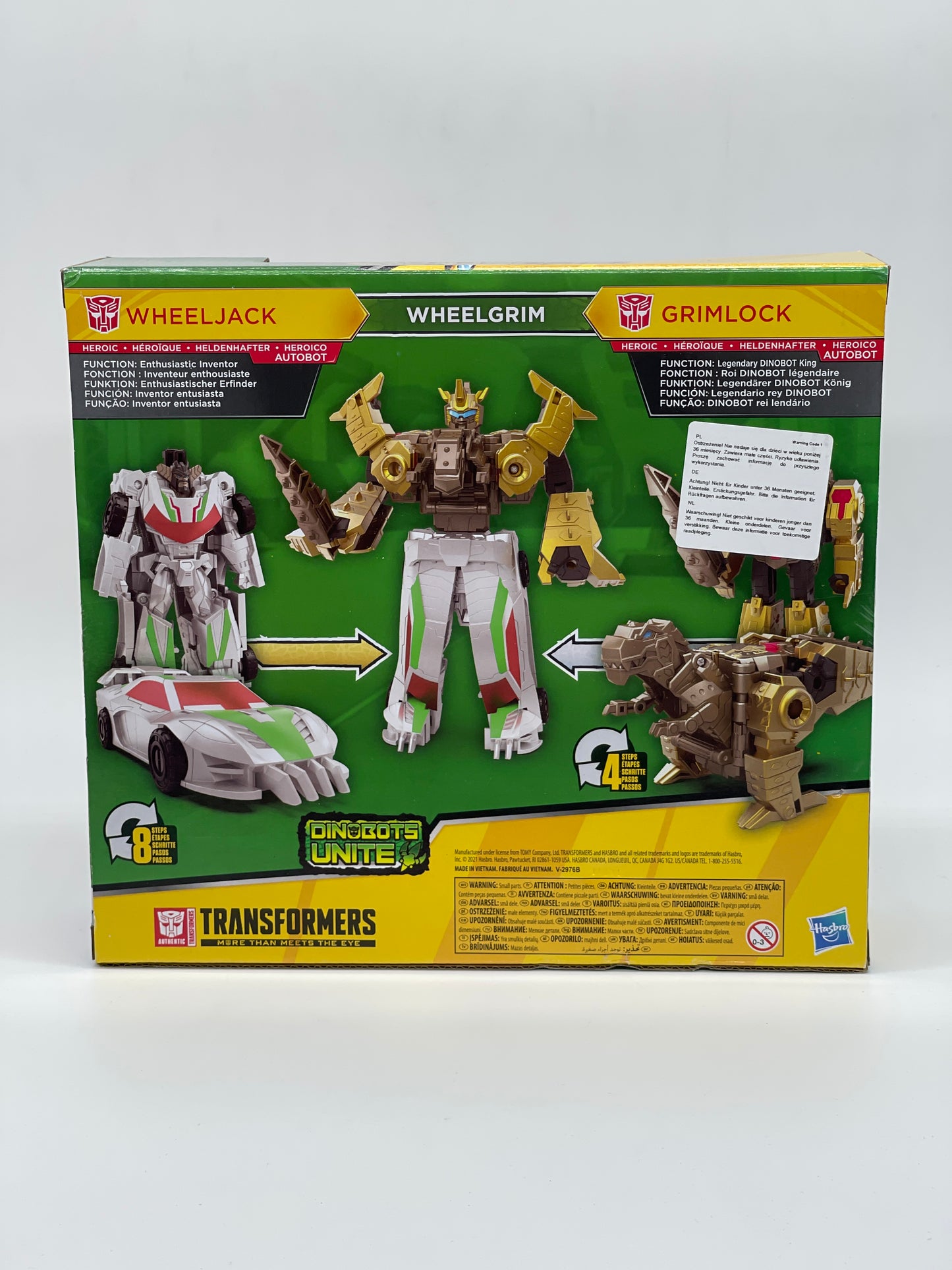 Transformers Bumblebee Cyberverse Adventures Wheeljack & Grimlock Wheelgrim