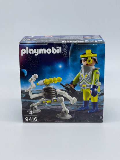 Playmobil 9416 - Space Agent with robot - in an Easter egg / great gift idea
