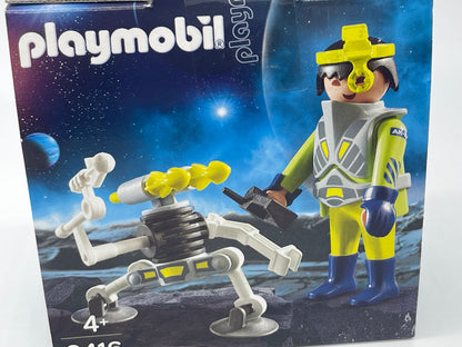 Playmobil 9416 "Space Agent mit Roboter" im Ei / Osterei