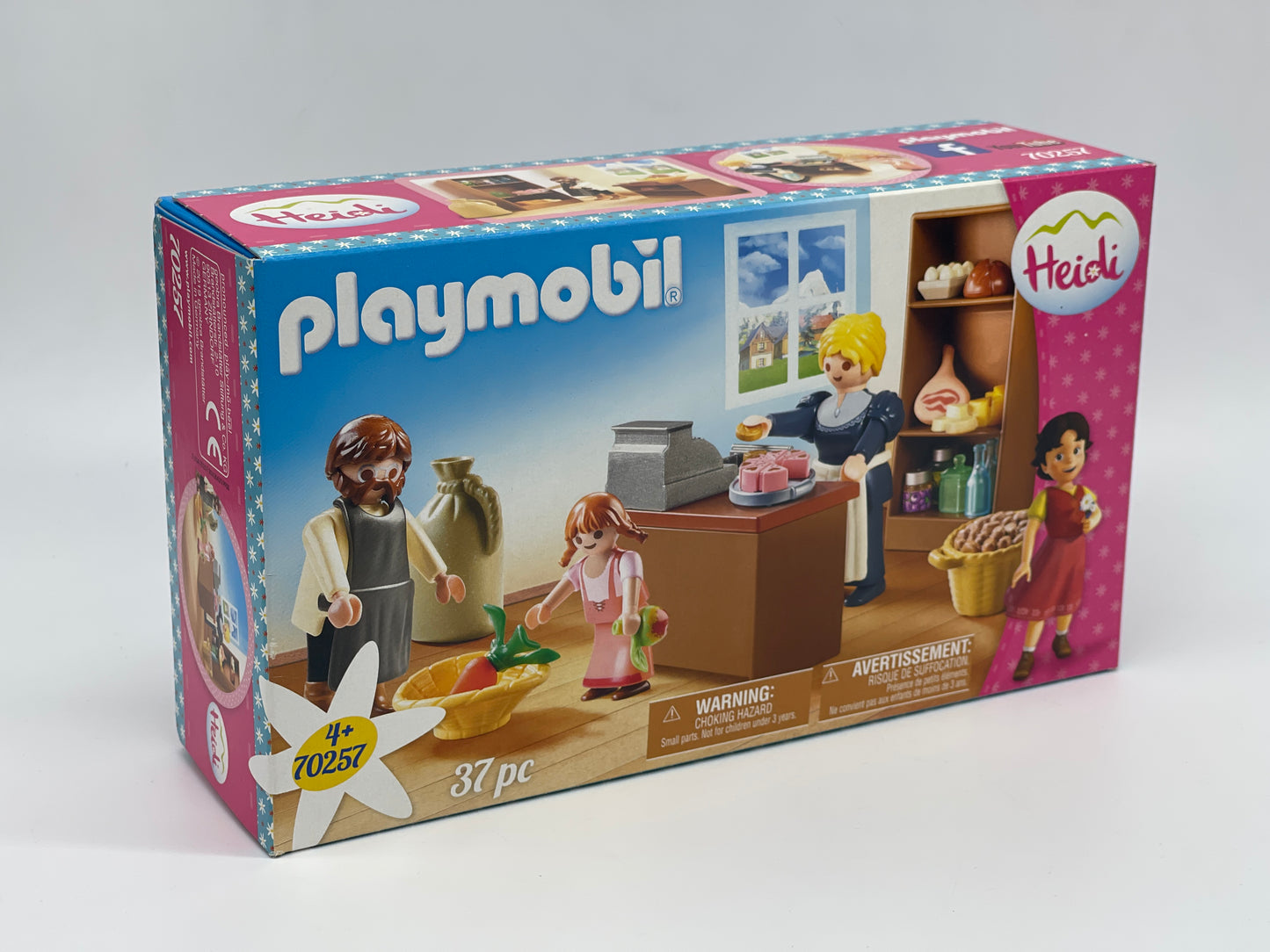 Playmobil 70257 Heidi Dorfladen Familie Keller / 37 Teile mit 3 Figuren