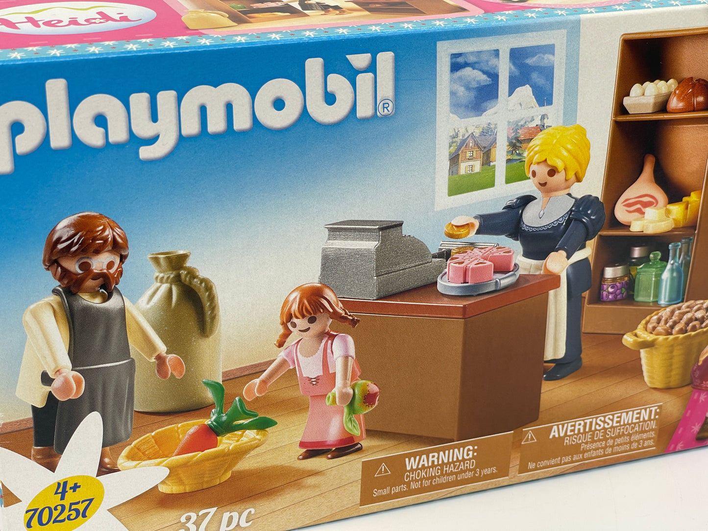 Playmobil 70257 Heidi Dorfladen Familie Keller / 37 Teile mit 3 Figuren